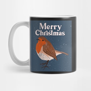 Merry Christmas robin Mug